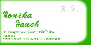 monika hauch business card